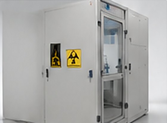 Radionuclide hot cells and shielded cabinets